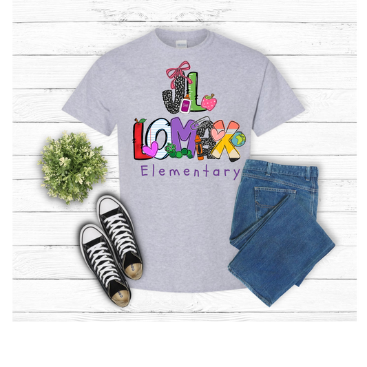 Short Sleeve J L Lomax School T-Shirt