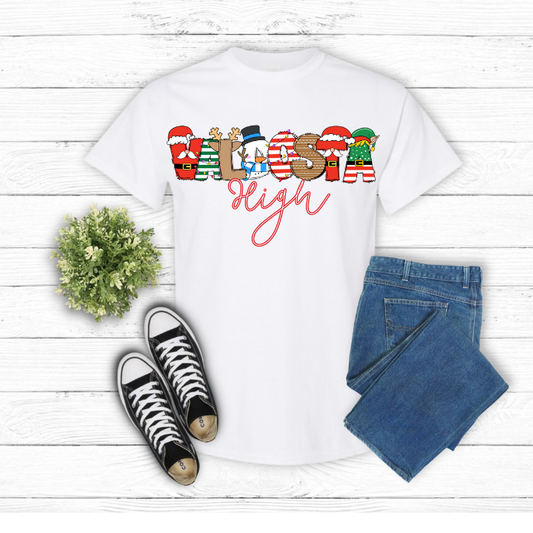 Valdosta High Character Holiday Tee