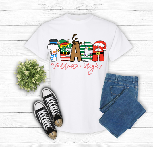 Custom Christmas Character Holiday Tee