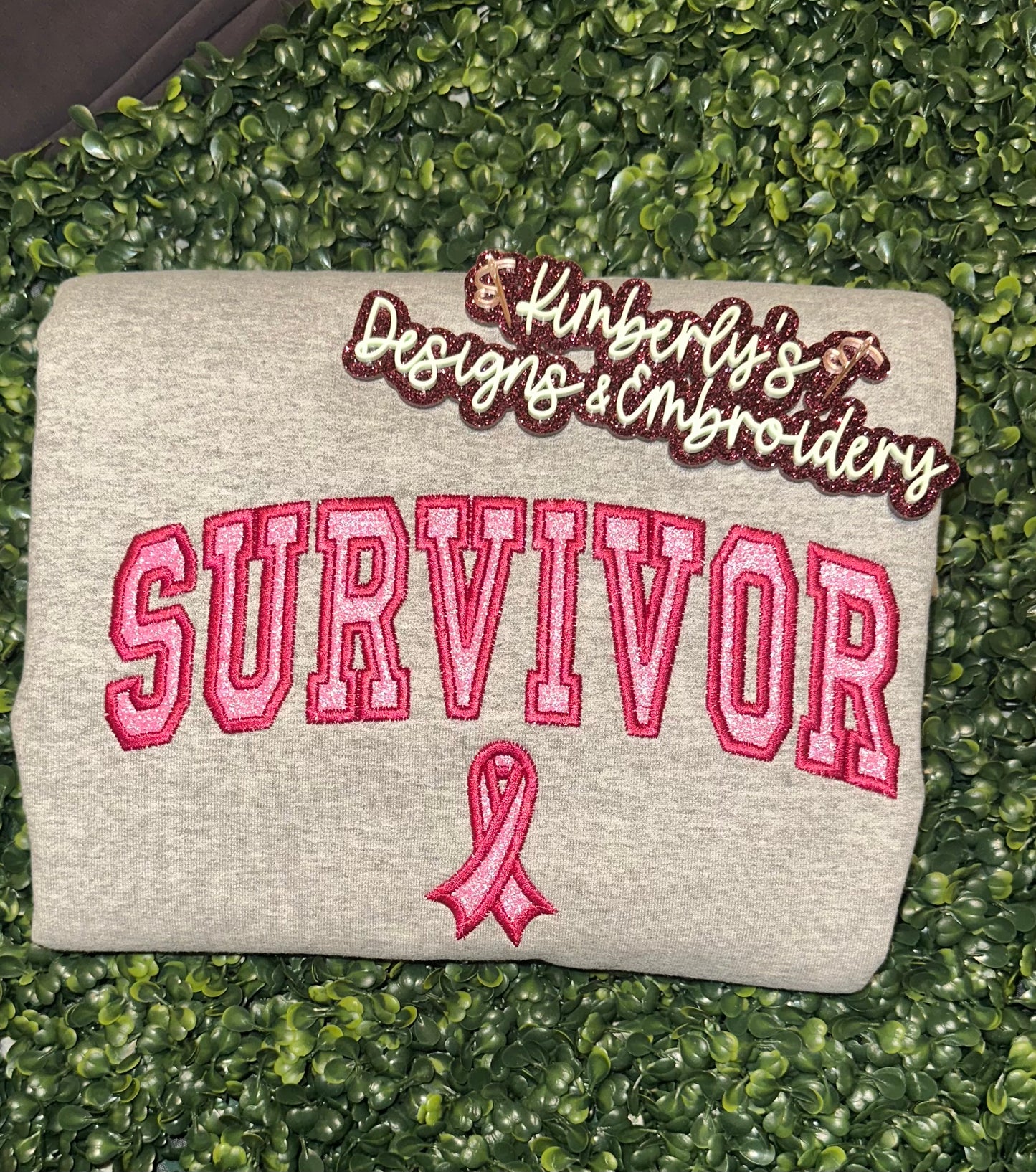 Survivor Appliqué Sweatshirt