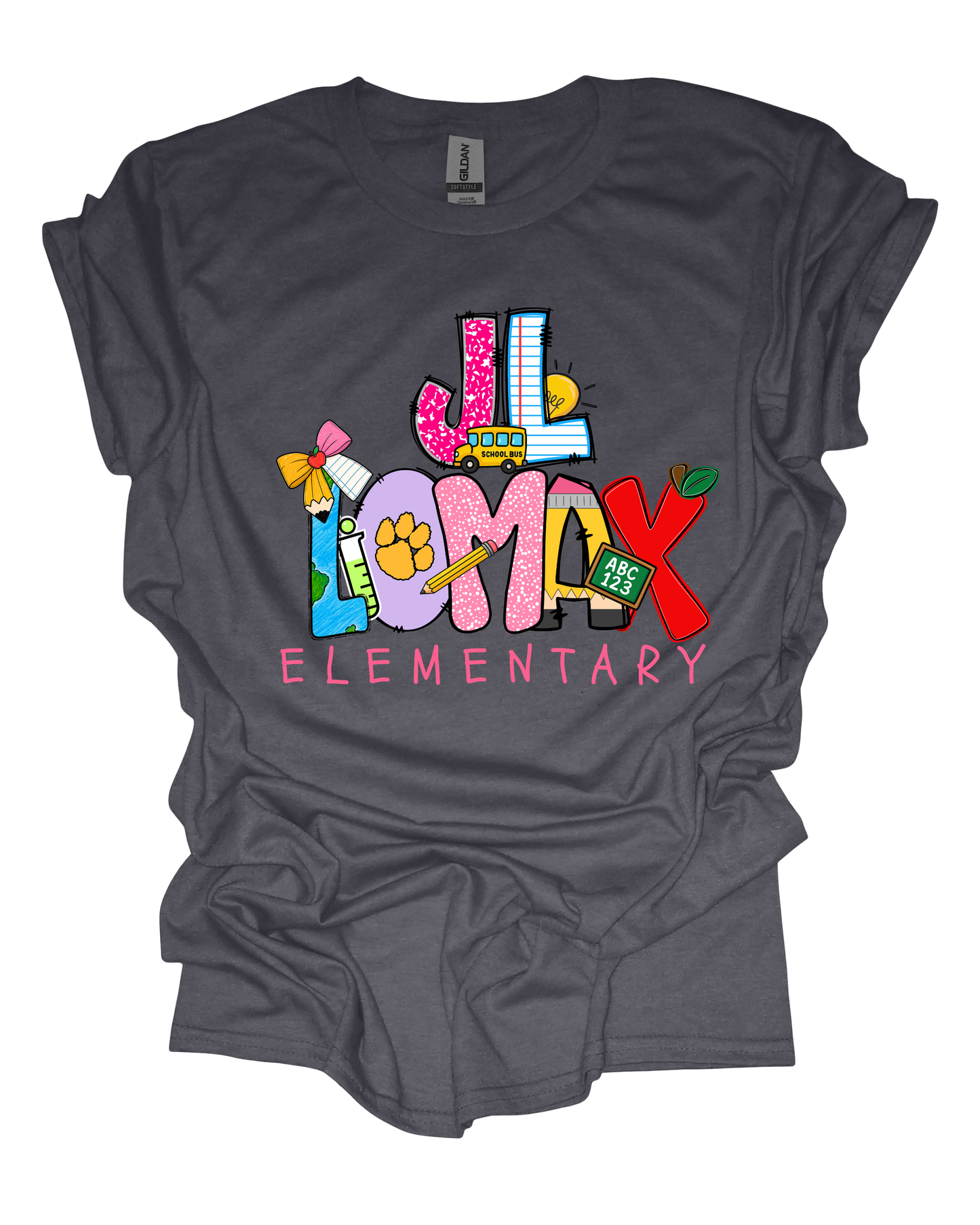 New (2026)Short Sleeve School Spirit T-Shirt – Personalized with Your School!