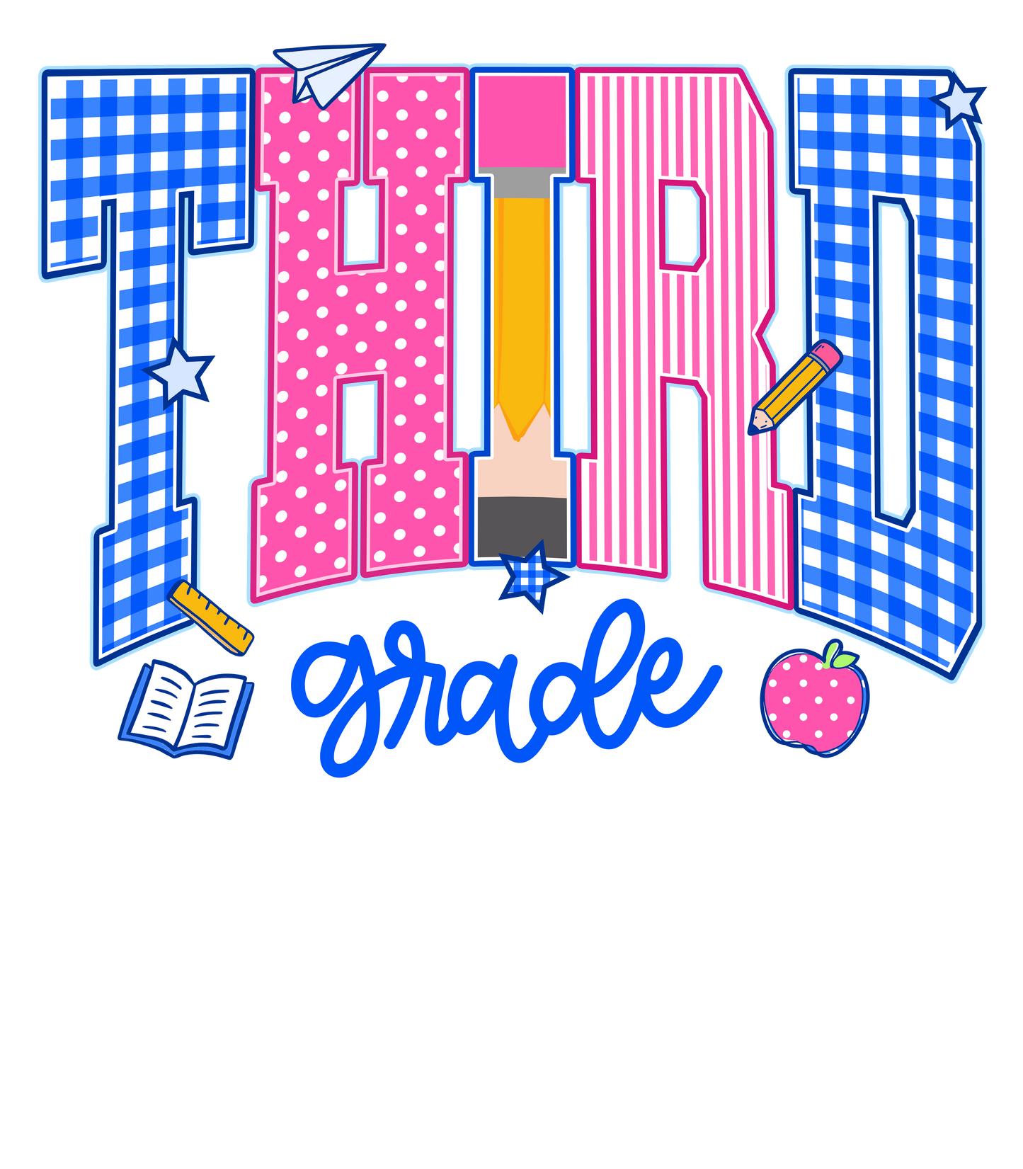 Grade Level Back-to-School Graphic Tee