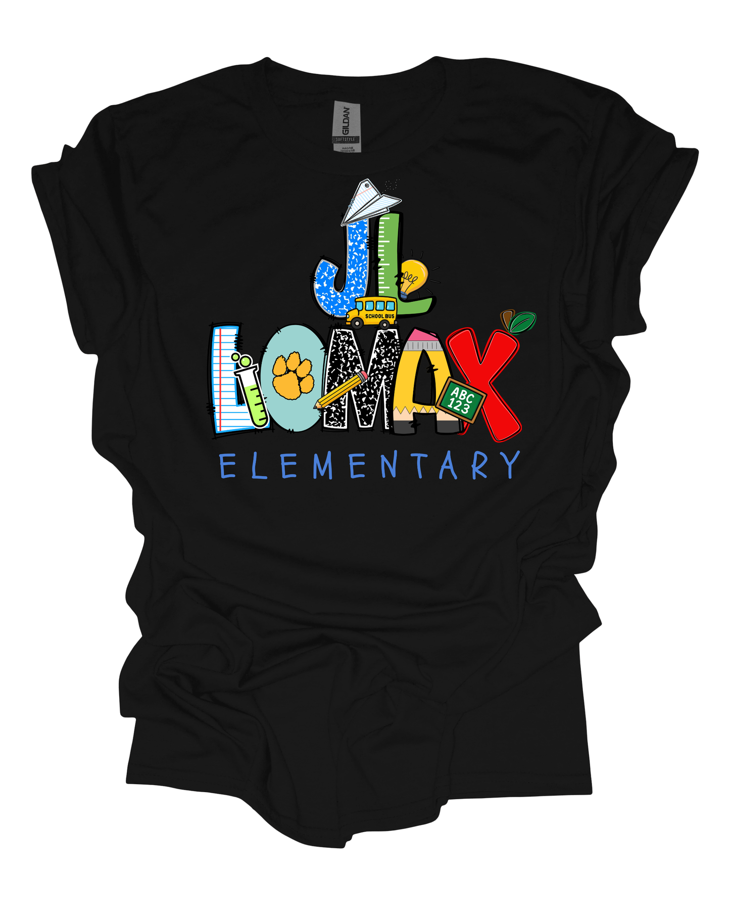 New (2026)Short Sleeve School Spirit T-Shirt – Personalized with Your School!