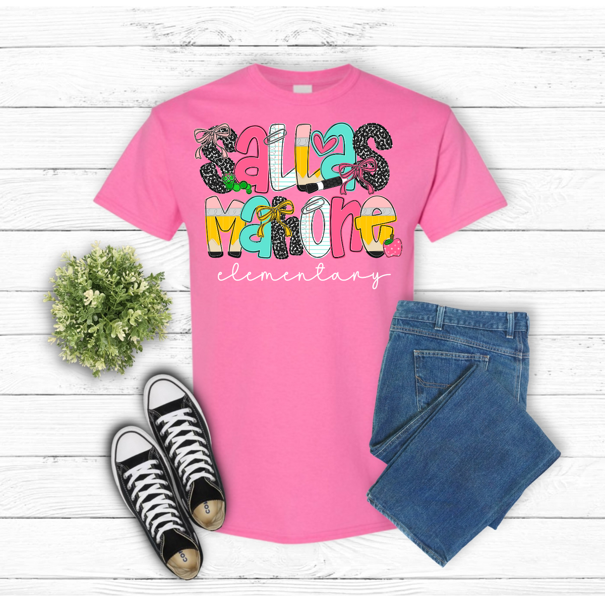 Short Sleeve-Sallas Mahone School Tee