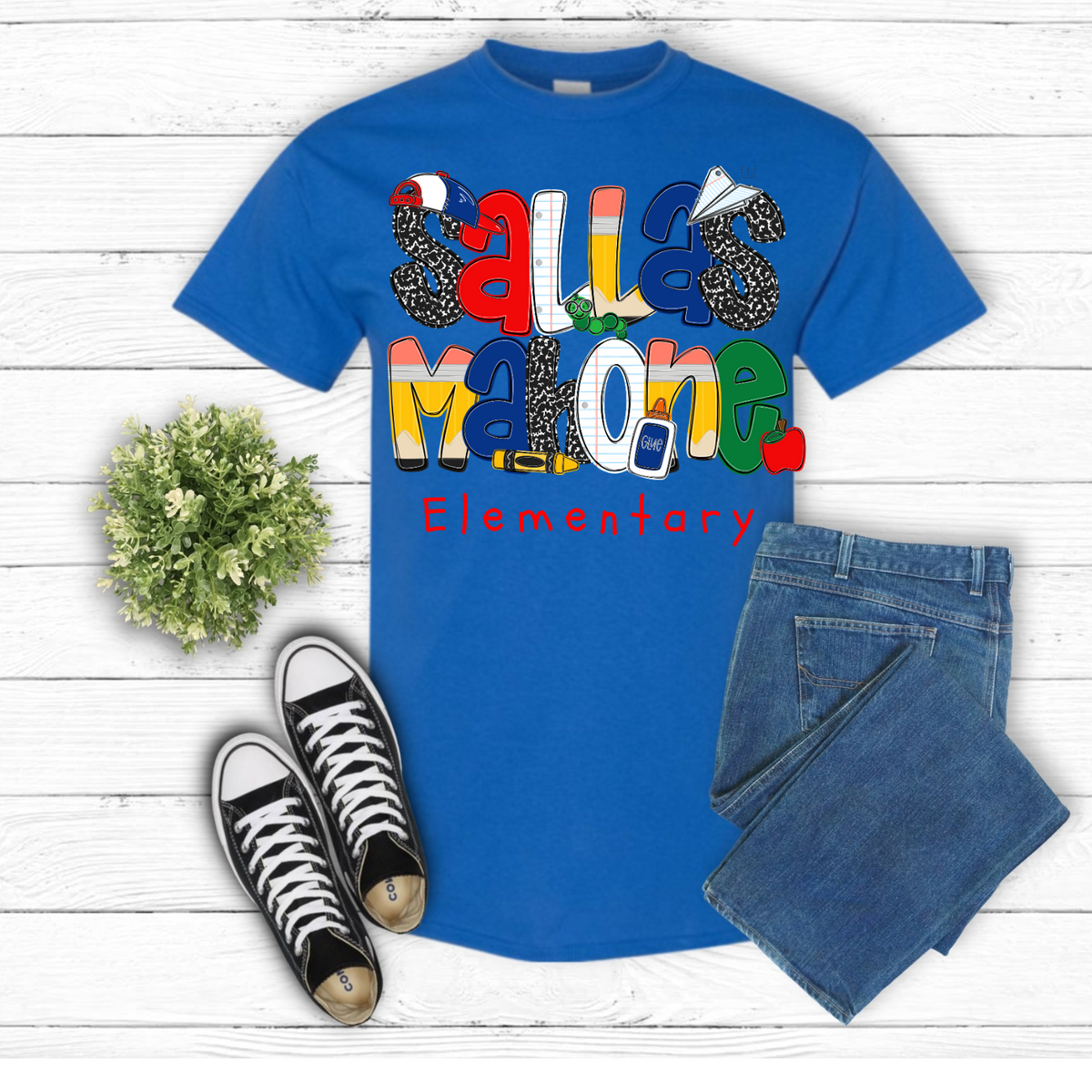 Short Sleeve-Sallas Mahone School Tee