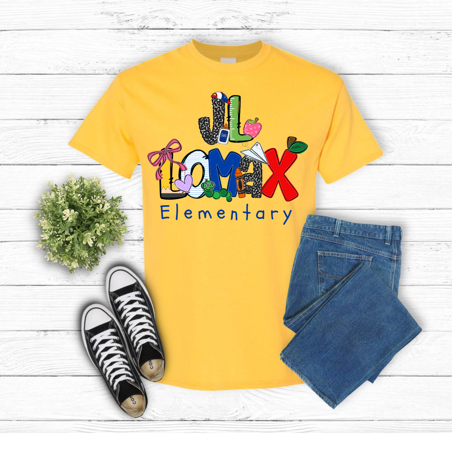 Short Sleeve J L Lomax School T-Shirt