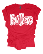 Panthers Mascot Script Tee