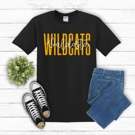 Valdosta Wildcats Duo Script Tee