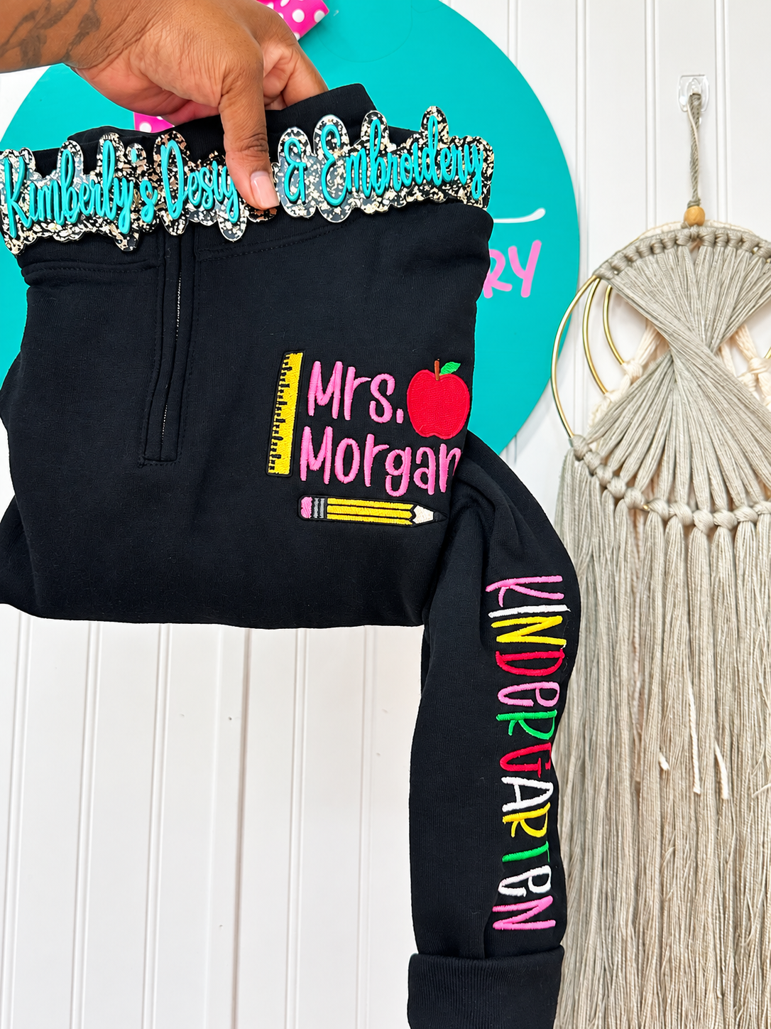 🍎 The Signature Teacher Custom Pullover 🍎