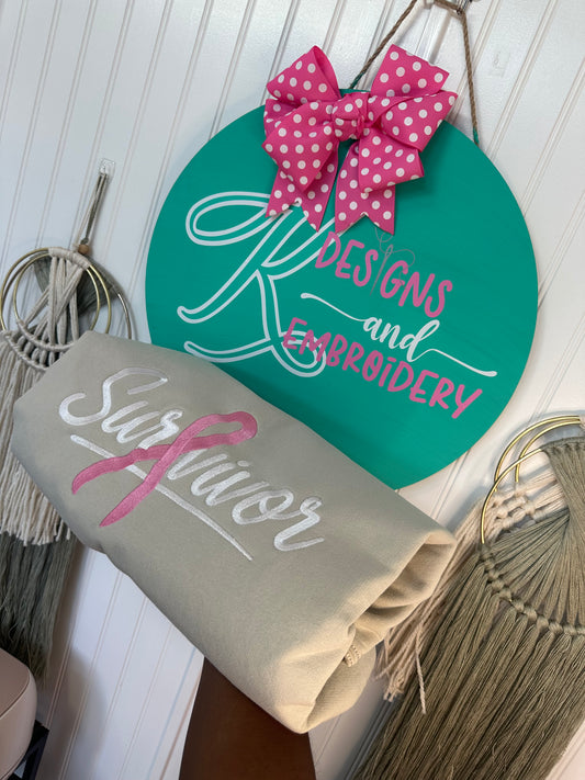 Survivor Embroidered Sweatshirt