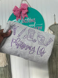 Pharmacy Life Embroidered Sweatshirt
