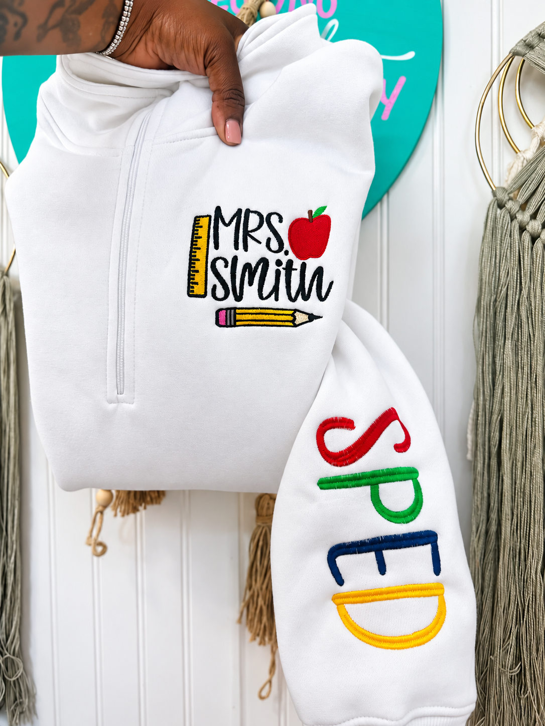🍎 The Signature Teacher Quarter Zip 🍎